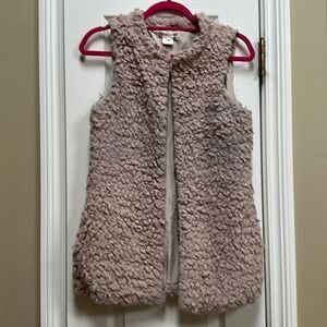 Ragdoll and rockets adorable taupe Sherpa vest